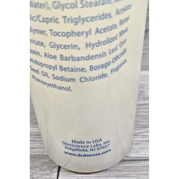 Dr Denese Skin Science Hydrating Cleanser 24 oz 720 ml New Seal Missing Opened - Picture 3 of 5